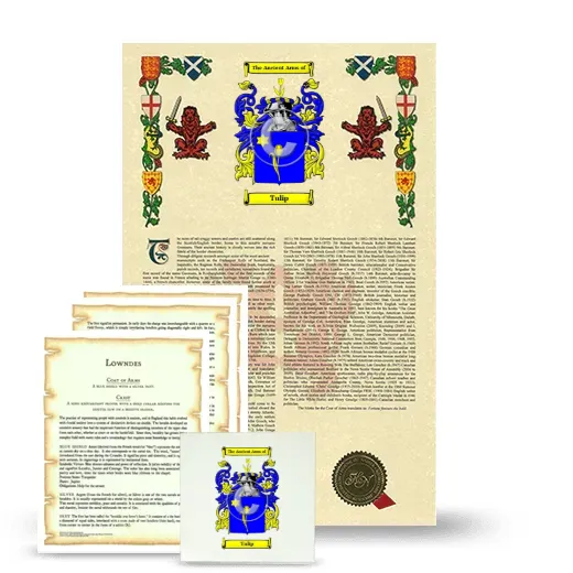 Tulip Armorial, Symbolism and Large Ceramic Tile