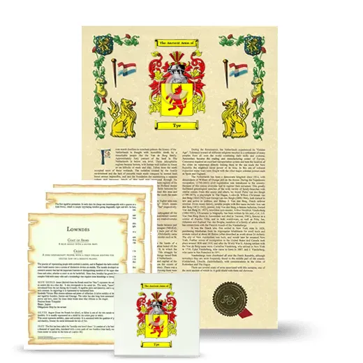 Tye Armorial, Symbolism and Large Ceramic Tile