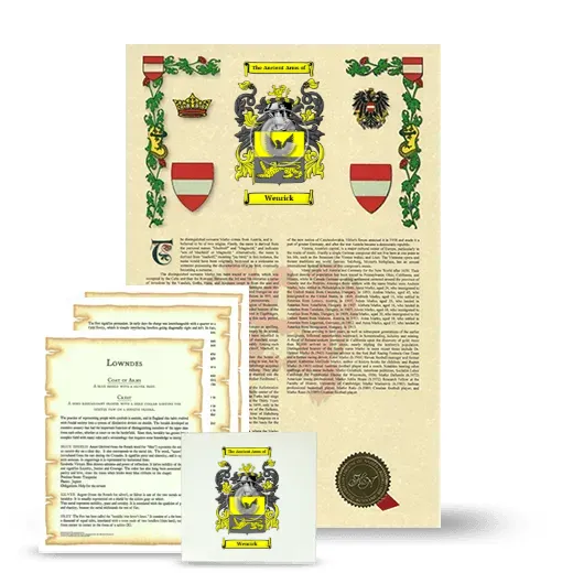 Wenrick Armorial, Symbolism and Large Ceramic Tile