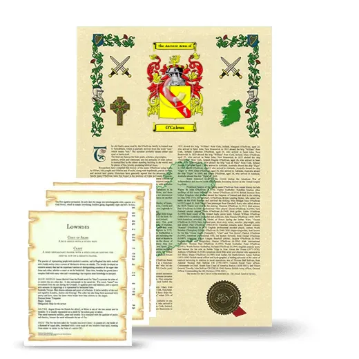 O'Calens Armorial History and Symbolism package
