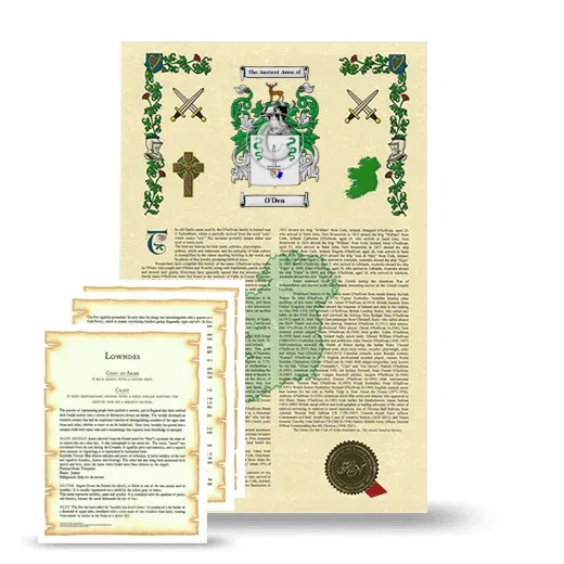 O'Dea Armorial History and Symbolism package