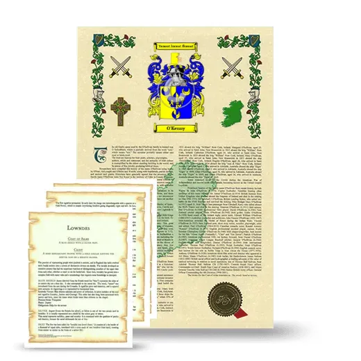 O'Kenny Armorial History and Symbolism package
