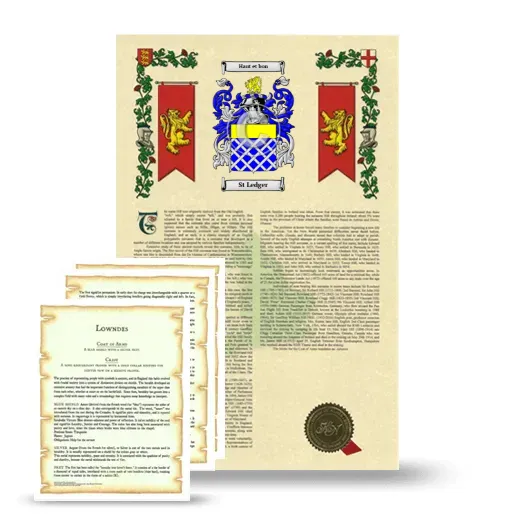 St Ledger Armorial History and Symbolism package