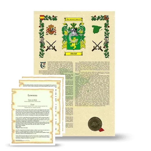 Abadal Armorial History and Symbolism package