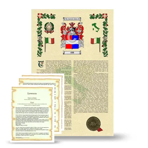 Aldi Armorial History and Symbolism package