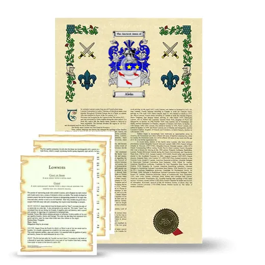 Alein Armorial History and Symbolism package
