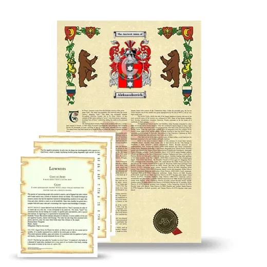 Aleksandrovich Armorial History and Symbolism package