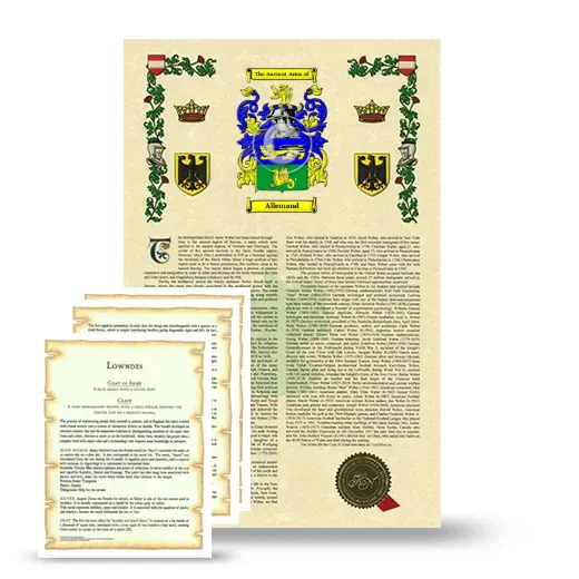Allemand Armorial History and Symbolism package