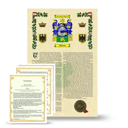 Allemon Armorial History and Symbolism package