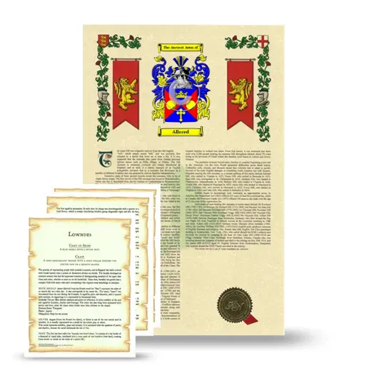 Allured Armorial History and Symbolism package