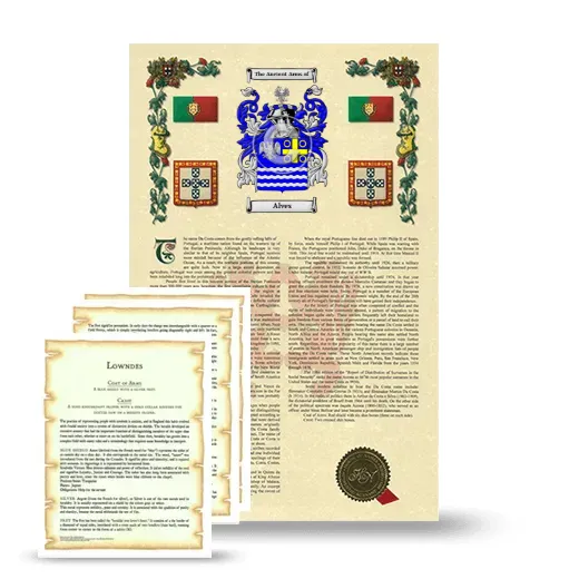 Alves Armorial History and Symbolism package