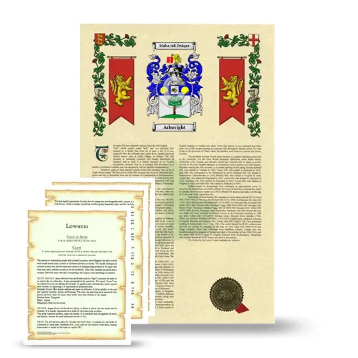 Arkwright Armorial History and Symbolism package