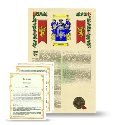 Aveson Armorial History and Symbolism package