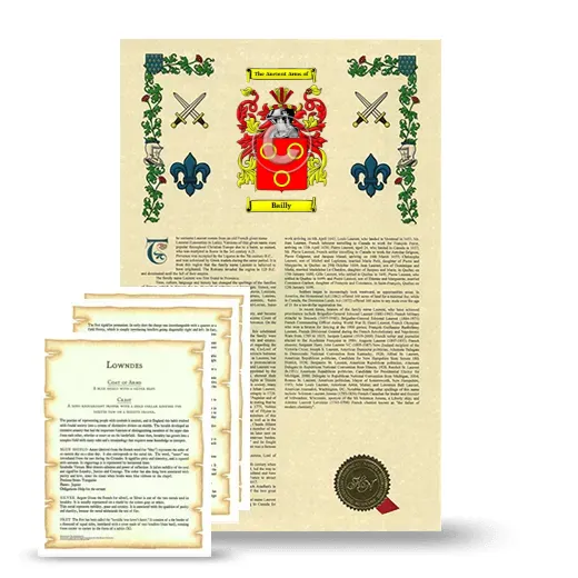 Bailly Armorial History and Symbolism package