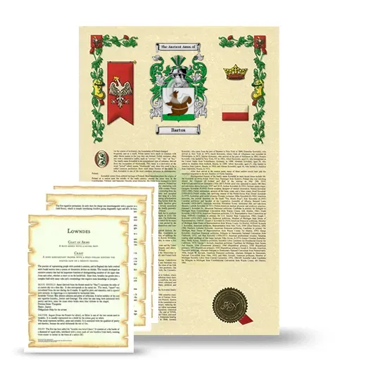 Bartos Armorial History and Symbolism package