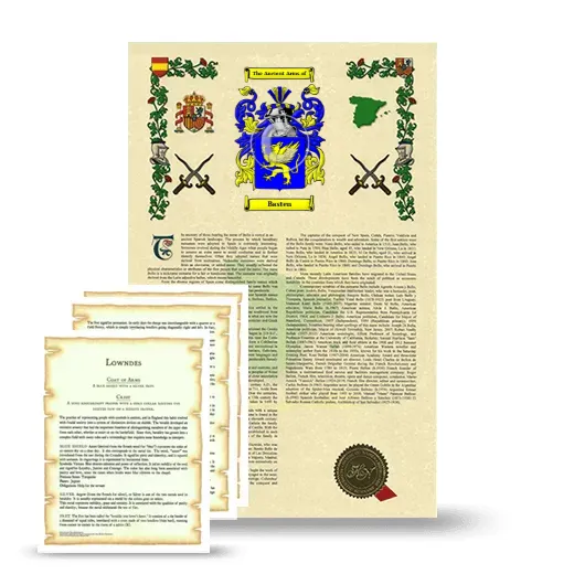 Basten Armorial History and Symbolism package