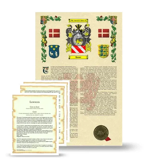 Bauer Armorial History and Symbolism package