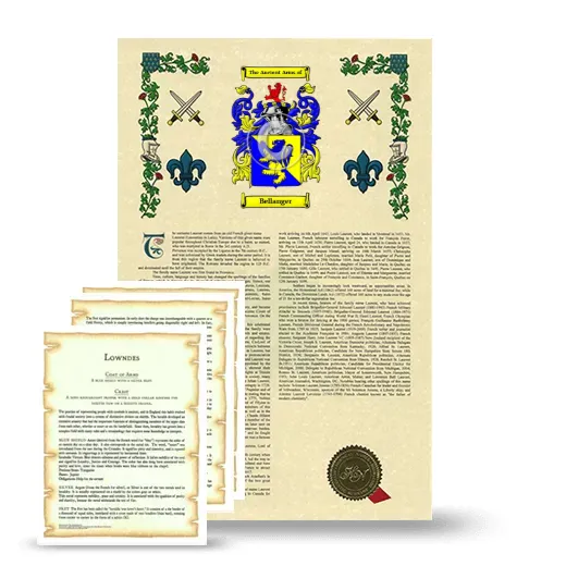 Bellanger Armorial History and Symbolism package