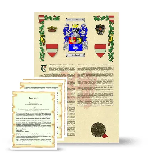 Berthold Armorial History and Symbolism package