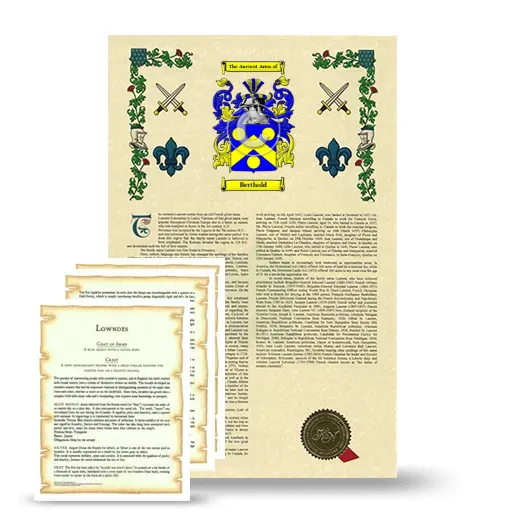 Berthold Armorial History and Symbolism package