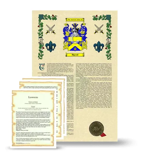 Bigood Armorial History and Symbolism package