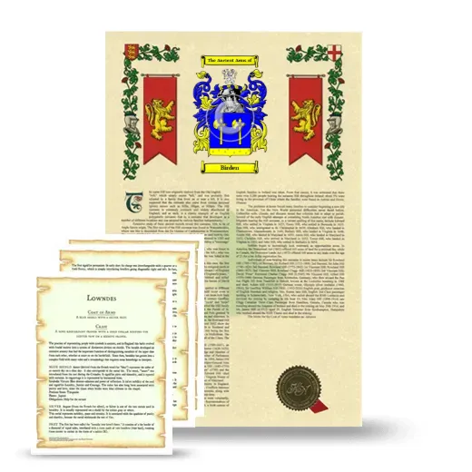 Birden Armorial History and Symbolism package