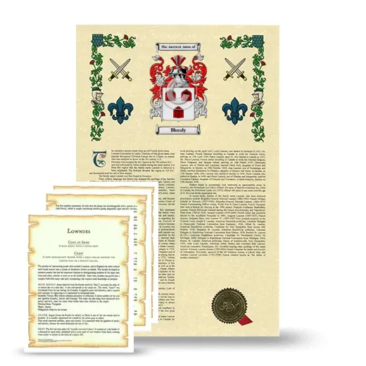 Blondy Armorial History and Symbolism package