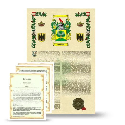 Bockhold Armorial History and Symbolism package