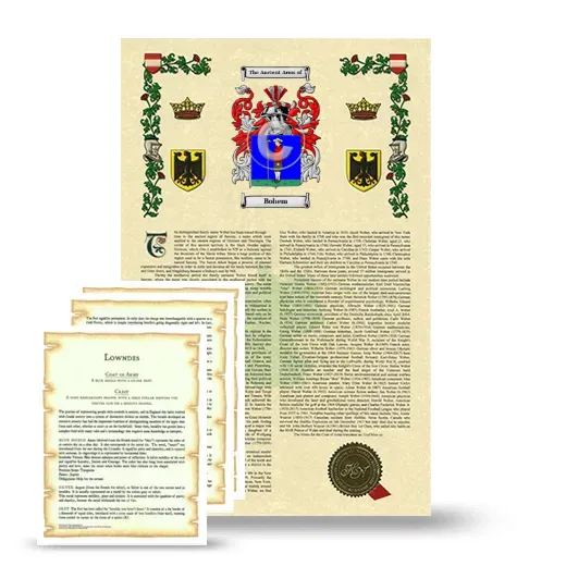 Bohem Armorial History and Symbolism package