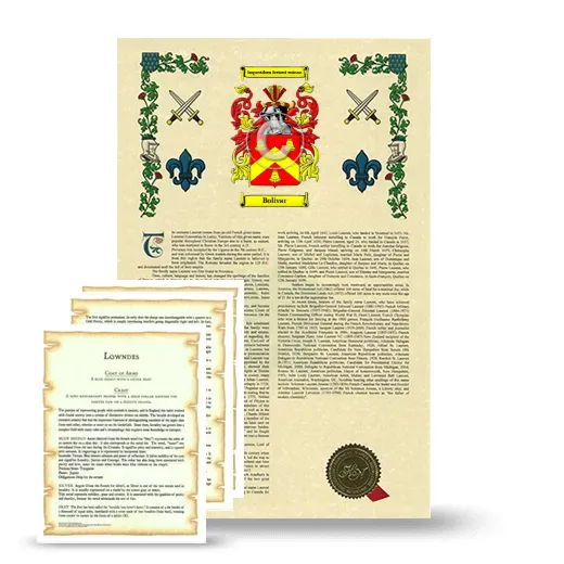 Bolivar Armorial History and Symbolism package