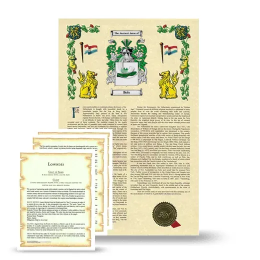 Bols Armorial History and Symbolism package