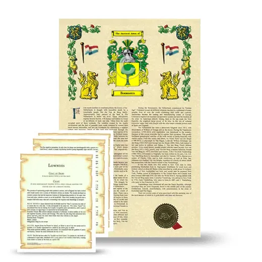 Boomern Armorial History and Symbolism package