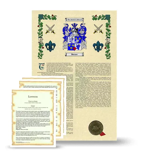 Bouser Armorial History and Symbolism package
