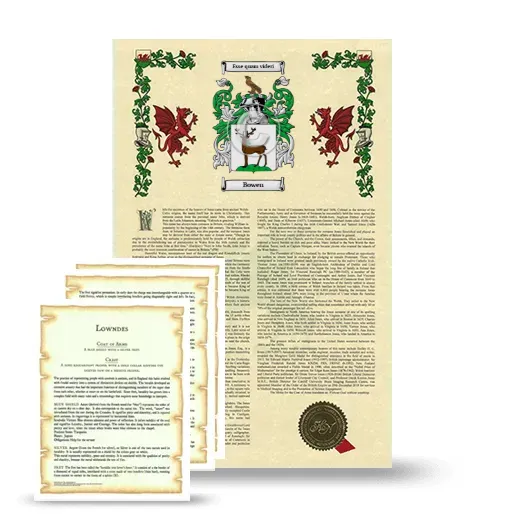 Bowen Armorial History and Symbolism package