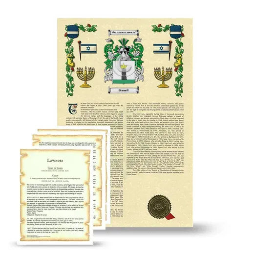 Brandt Armorial History and Symbolism package