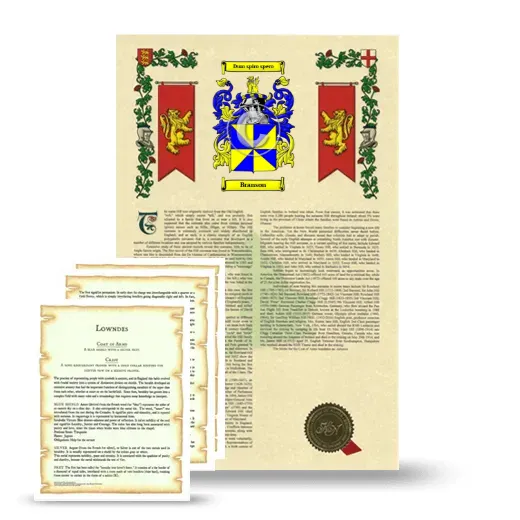 Branson Armorial History and Symbolism package