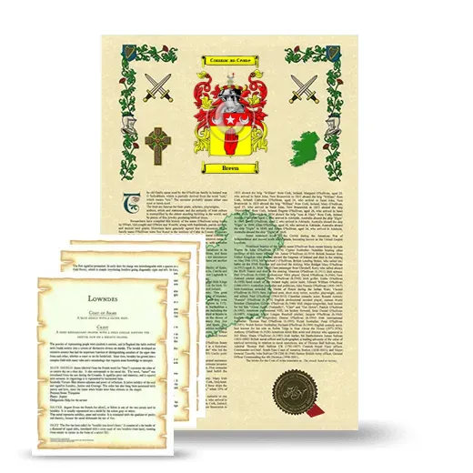 Breen Armorial History and Symbolism package