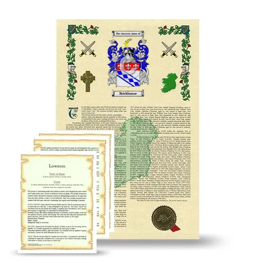 Brickhouse Armorial History and Symbolism package