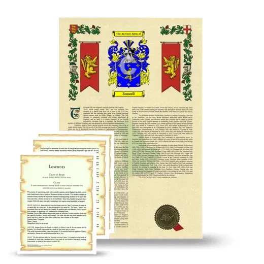 Browell Armorial History and Symbolism package