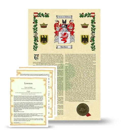 Buechner Armorial History and Symbolism package