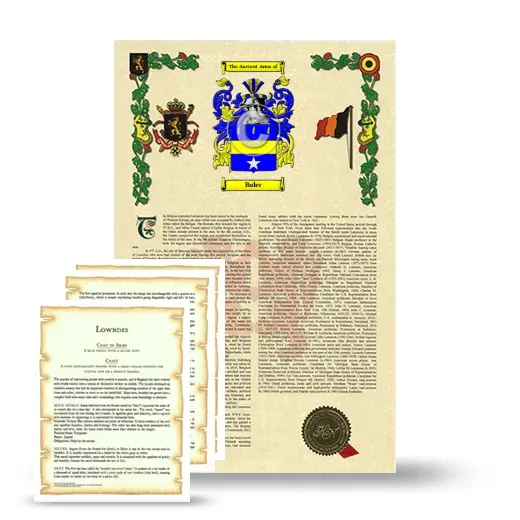 Buler Armorial History and Symbolism package