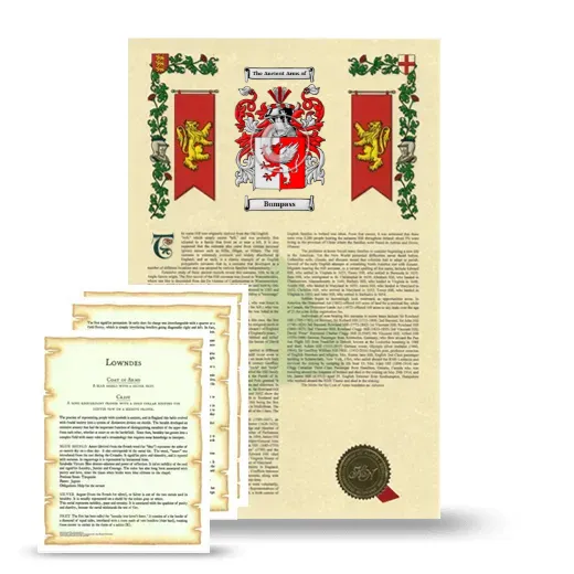 Bumpass Armorial History and Symbolism package