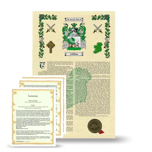 Callihan Armorial History and Symbolism package