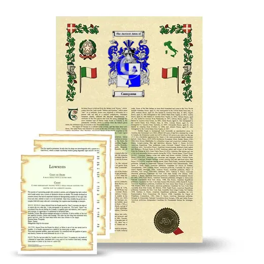 Campana Armorial History and Symbolism package