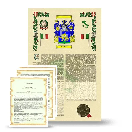 Cantela Armorial History and Symbolism package
