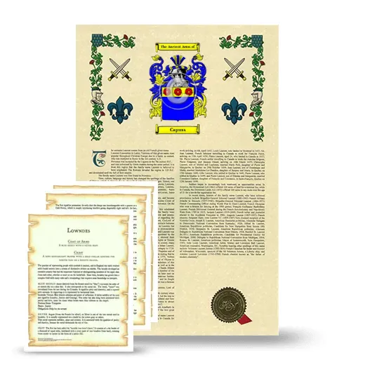 Capuss Armorial History and Symbolism package