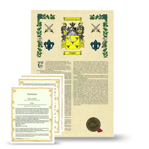 Chaplet Armorial History and Symbolism package