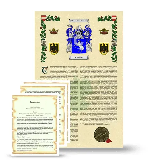 Cheffer Armorial History and Symbolism package