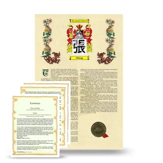 Chiang Armorial History and Symbolism package