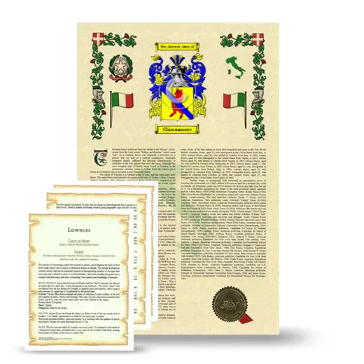 Chiaramonte Armorial History and Symbolism package